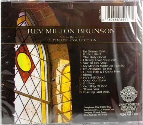 Rev. Milton Brunson The Ultimate Collection NEW CD Christian Gospel Music | eBay