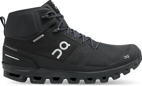 ON Mens Cloudrock Waterproof Hiking Boot - All Black