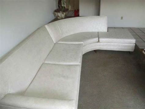 vintage mid-century modern curved sectional sofa | Curved sectional, Sectional sofa, Sectional