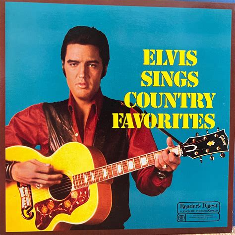 Classic Vinyl ELVIS PRESLEY Sings Country Favorites Record Album ...