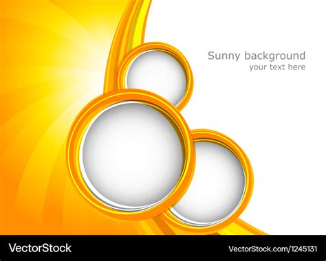 Background with orange circles Royalty Free Vector Image