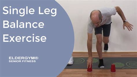 Improve your balance with the single leg stance - Senior balance ...