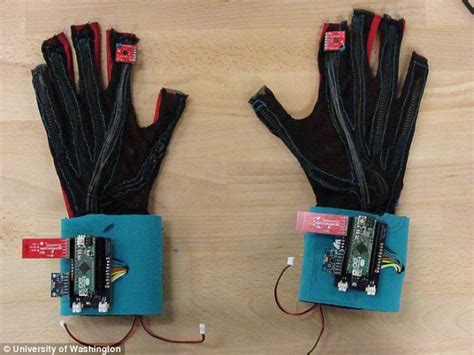 'SignAloud' gloves translate sign language movements into spoken ...