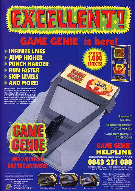 NES Game Genie | Nintendo Game Genie Advert | Jonny Campbell | Flickr