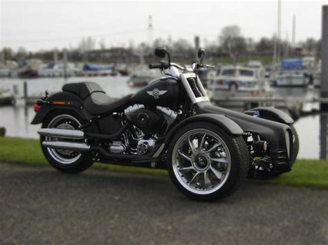 Q-Tech Harley Davidson Trike built by Garage Built Bikes of Belgium