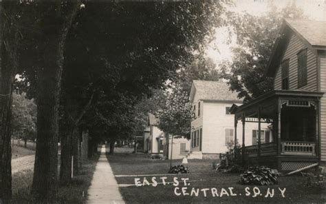 East Street Central Square, NY Postcard