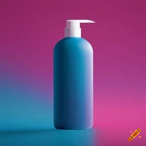 Minimalist shampoo bottle design