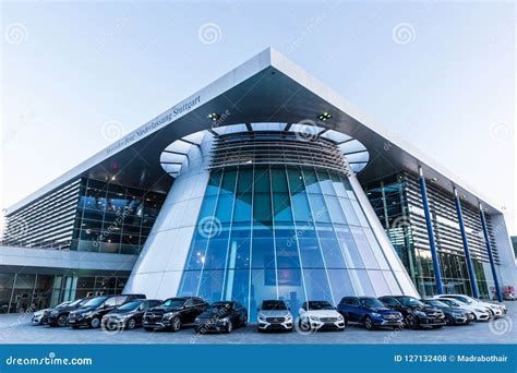 Mercedes Benz Headquarters in Stuttgart, Germany Editorial Stock Photo - Image of benz, daimler ...