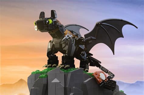 LEGO MOC Toothless Night Fury Dragon by buildbetterbricks | Rebrickable - Build with LEGO