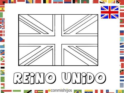 Bandera de Reino Unido para pintar