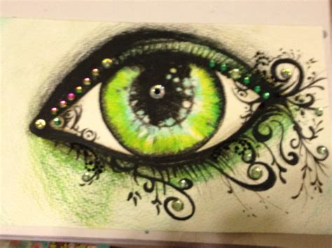 Green Eyes Drawing at GetDrawings | Free download