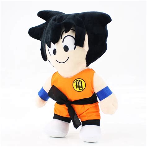 33cm Dragon Ball Z Cute Cartoon Plush Toys Super Saiyan Son Goku Dragonball Soft Stuffed Animal ...