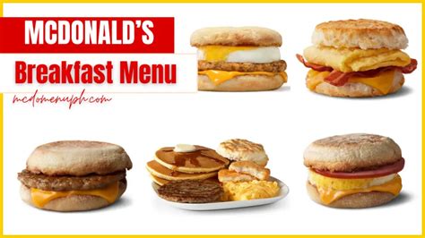 Mcdonald’s Breakfast Menu with Prices 2024 in Philippines