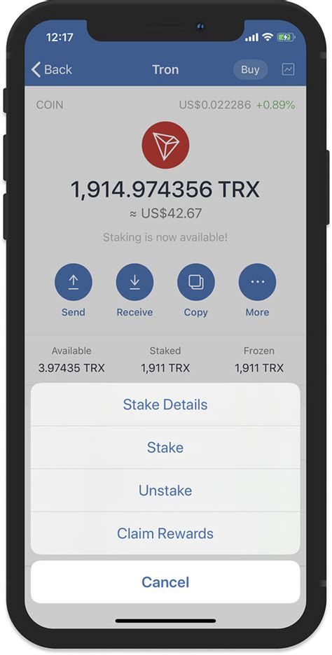 How to Stake TRON (TRX) on Trust Wallet - Staking - Trust Wallet