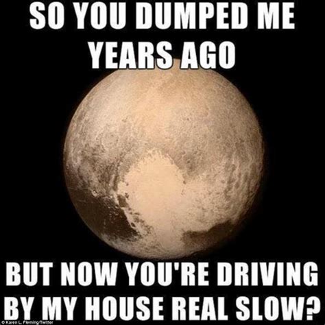 Pluto rides a wave of memes and becomes the butt of internet jokers' gags | Daily Mail Online