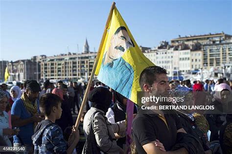 Flag Of The Kurdistan Workers Party Photos and Premium High Res ...