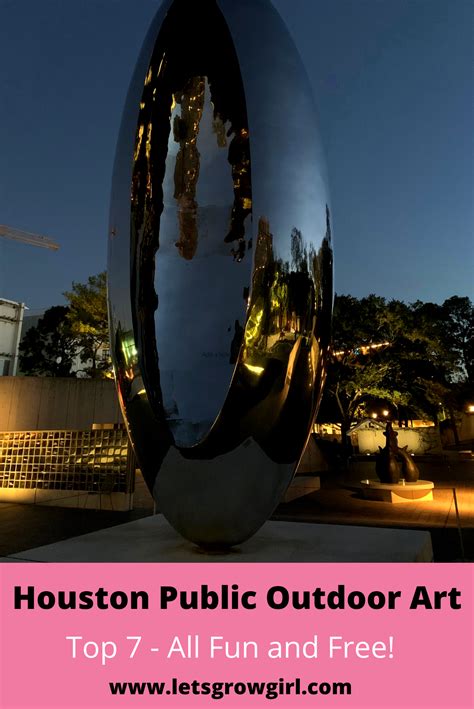 Houston Public Outdoor Art | Outdoor art, Art, Public art