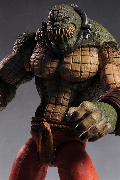 Review and photos of Arkham Deluxe Killer Croc action figure by DC Direct