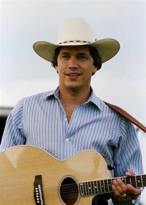 Young, handsome George ️ | George strait, King george strait, Young ...