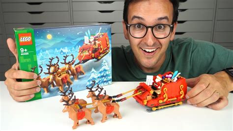 LEGO SANTA'S SLEIGH - LEGO 40499 Review - YouTube