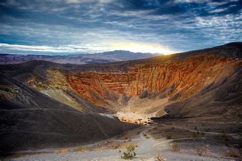 Ubehebe crater at dawn Photograph by Bjorn Velander - Fine Art America