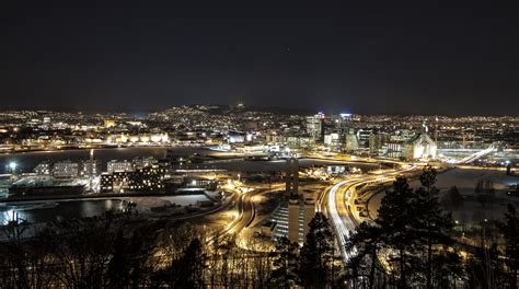 1920x1080 resolution | cityscape during night, night, Oslo, Norway ...