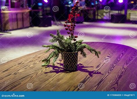 The Beautiful Decoration on the Table in the Restaurant Stock Photo - Image of banquet, drink ...