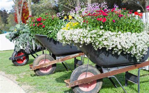 DIY Wheelbarrow Planter Ideas - Wheelbarrow Garden Planters