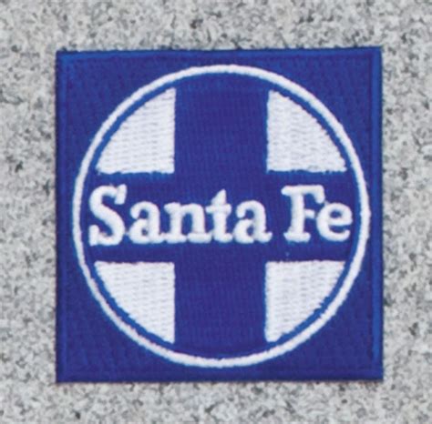 Santa Fe Railroad Logo Patch - Schrader's Railroad Catalog