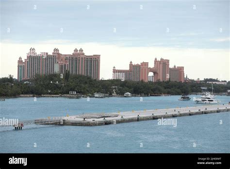 Royal Towers Hotel, Atlantis resort, Paradise Island, The Bahamas Stock ...