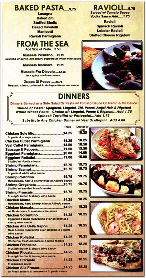 Villa Monte Restaurant in Staten Island / Official Menus & Photos