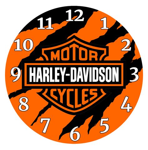 Harley davidson clock by massimilianocoffetti - MakerWorld