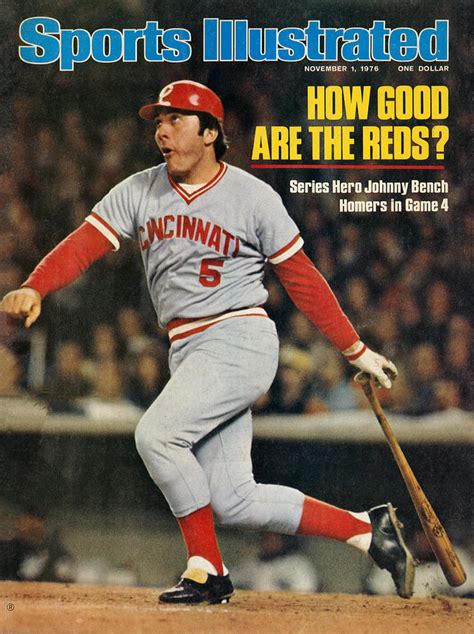 Cincinnati Reds Johnny Bench, 1976 World Series Sports Illustrated ...