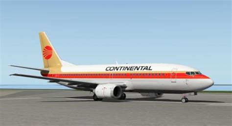 Continental Airlines "Red Meatball" livery Boeing 733 iXEG - IXEG 737 ...