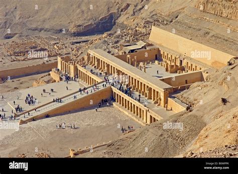 Hatshepsut temple, Egypt, Luxor, Theban, Der el-bahri Stock Photo - Alamy