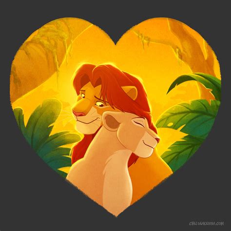 Simba and Nala Love