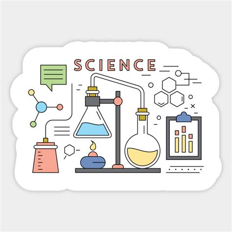 Science!! Cute Design - Science - Sticker | TeePublic