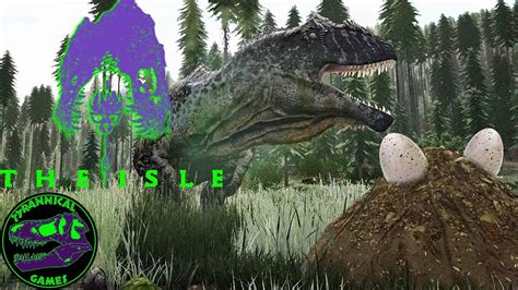 The Isle - Giganotosaurus Nesting Gameplay - The Bio Isle - YouTube