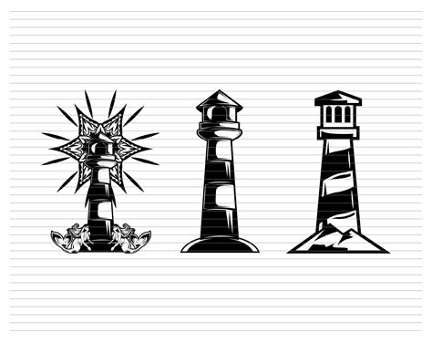 LIGHTHOUSE SVG BUNDLE Lighthouse Clipart Lighthouse Svg - Etsy