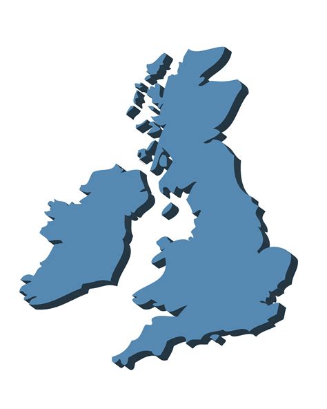 Uk Map Silhouette - ClipArt Best