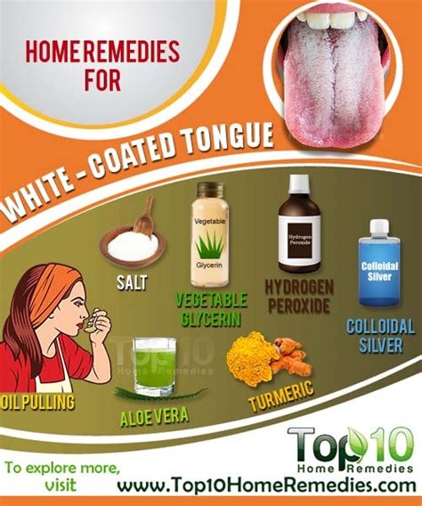 Home Remedies for a White-Coated Tongue | Top 10 Home Remedies