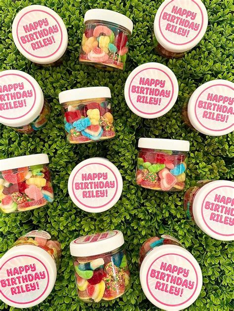 Personalized Candy Jar Birthday Gift, Party Favor, Baby Shower, Graduation Gift, Bar Mitzvah ...