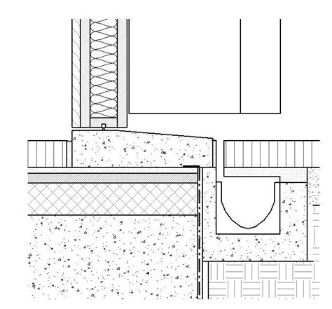 External door threshold detail - Timber Frame - BuildHub.org.uk