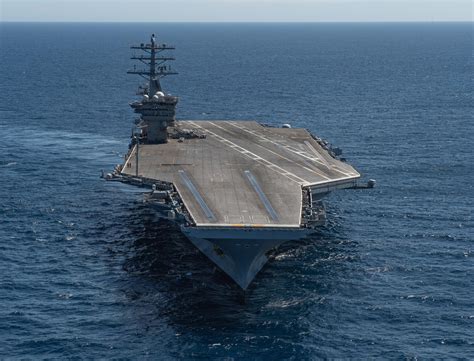 USS Nimitz (CVN 68) steams in the Pacific Ocean in preparation for its final deployment ...