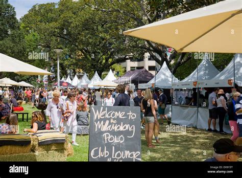 NSW sydney food and wine festival in Hyde Park,sydney,australia Stock ...