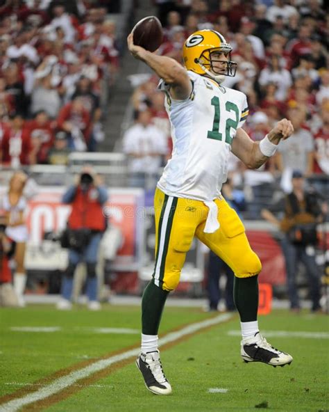 Aaron Rodgers Green Bay Packers Foto editorial - Imagen de naturalizado ...