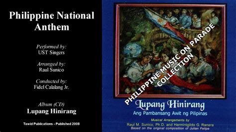 Lupang Hinirang - UST Singers - YouTube