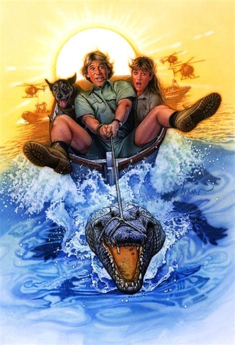 Crocodile Hunter - The Collision Course | Crocodile hunter, Poster drawing, Movie posters