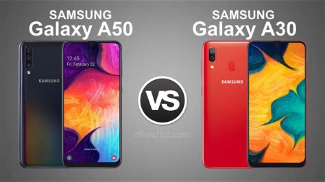 Samsung Galaxy A50 vs Galaxy A30 Karşılaştırma - YouTube