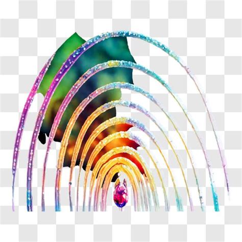 Download Abstract Rainbow Tunnel Background PNG Online - Creative Fabrica